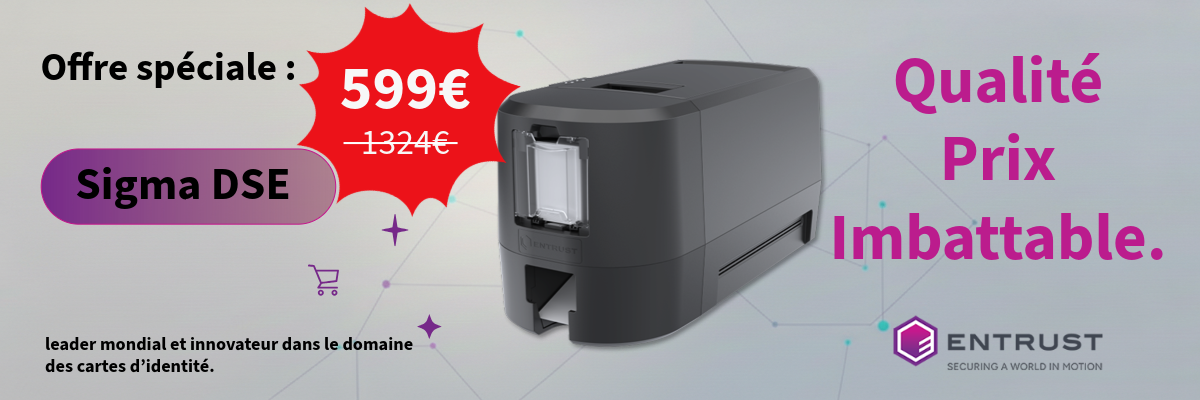 Sigma DSE Simplex - Imprimante à carte Entrust - Simple Face