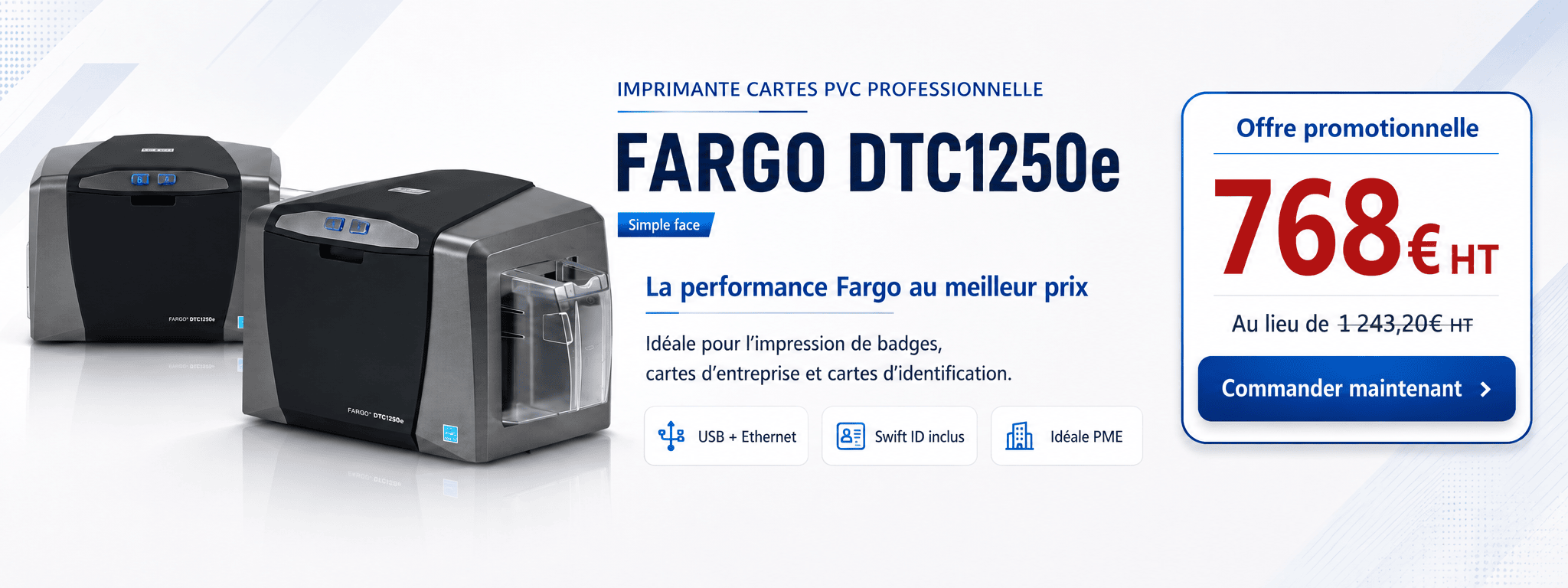 Fargo DTC1250e simple face